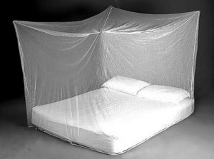 Mosquito-net-bed